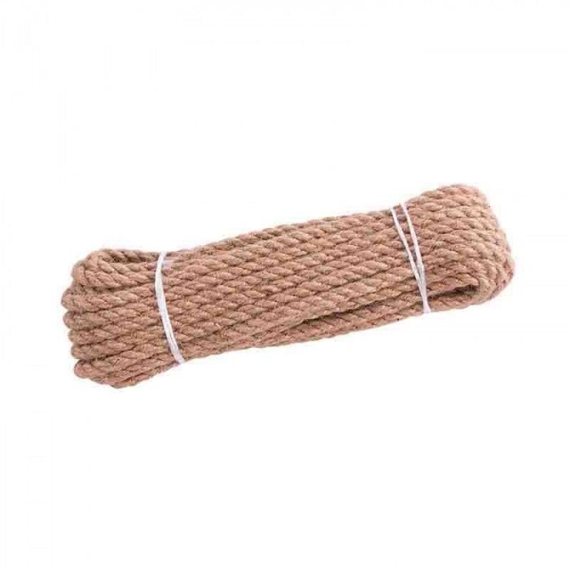 GENERICO - CORDEL YUTE TORCIDO  8MM X 20MTS KRAUSSER /MIMBRAL