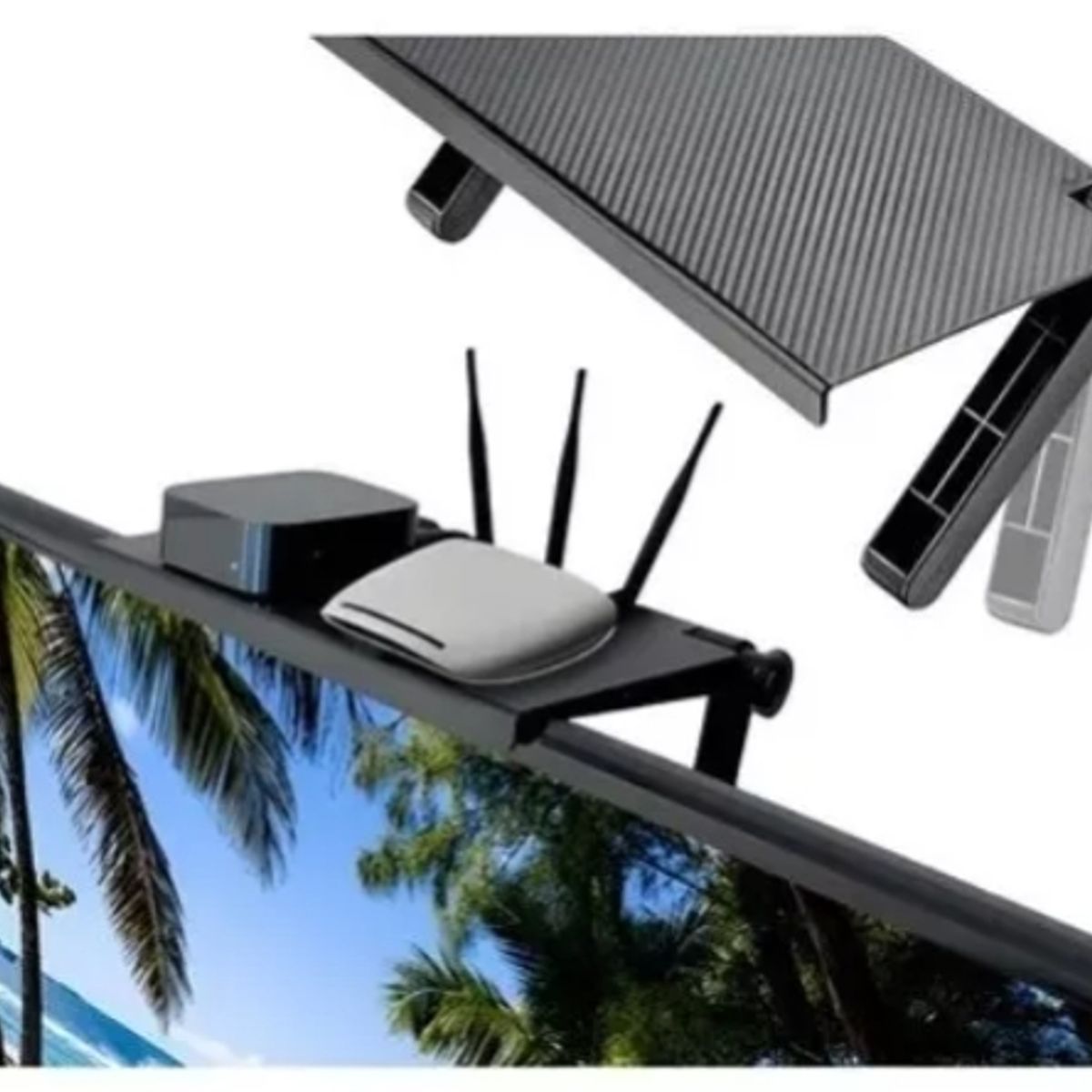 GENERICO - Repisa Plegable Para Monitor O Tv Ajustable