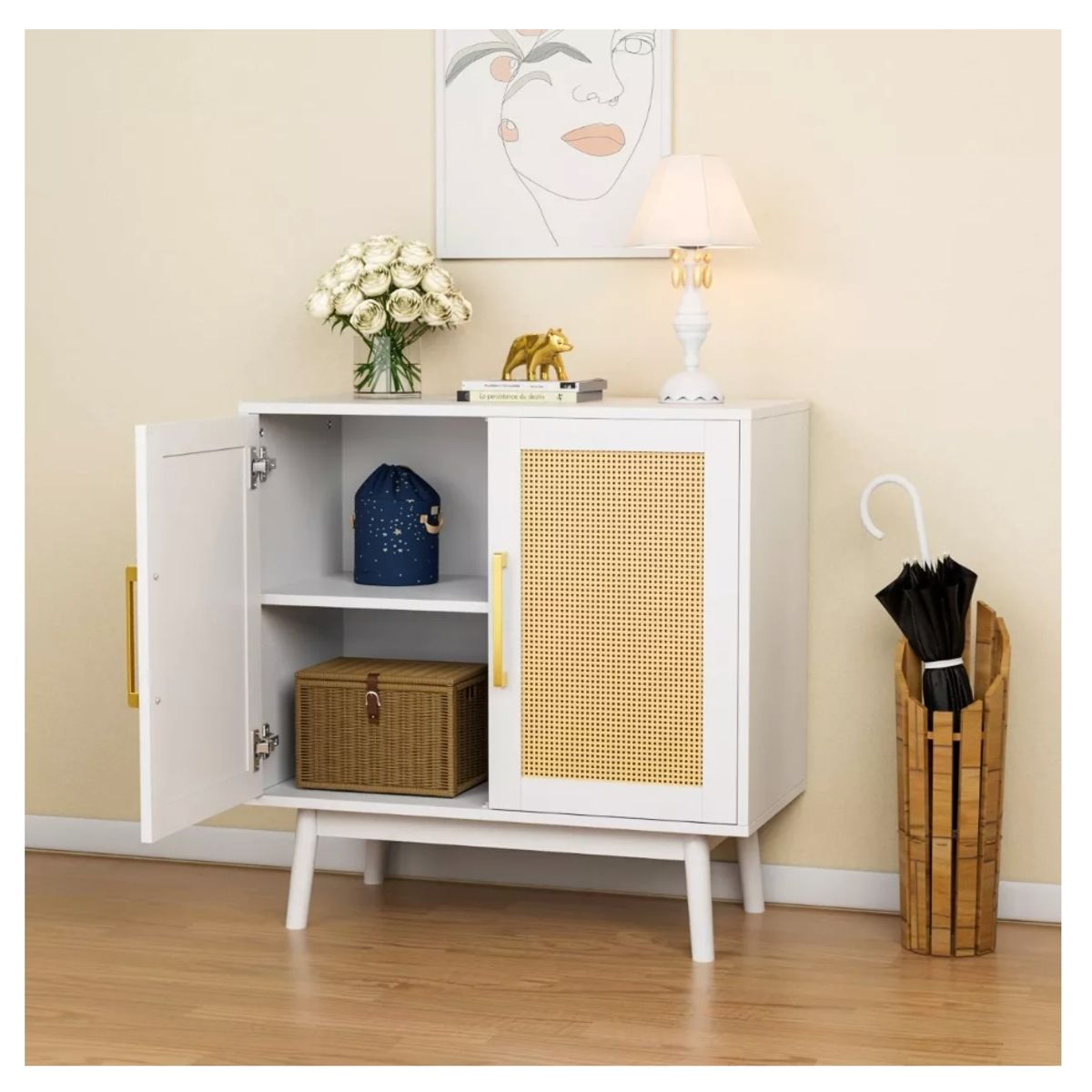 HOMER DESIGN - Comoda Zapatero Tejido Hall Organizador Diseño Eeuu…