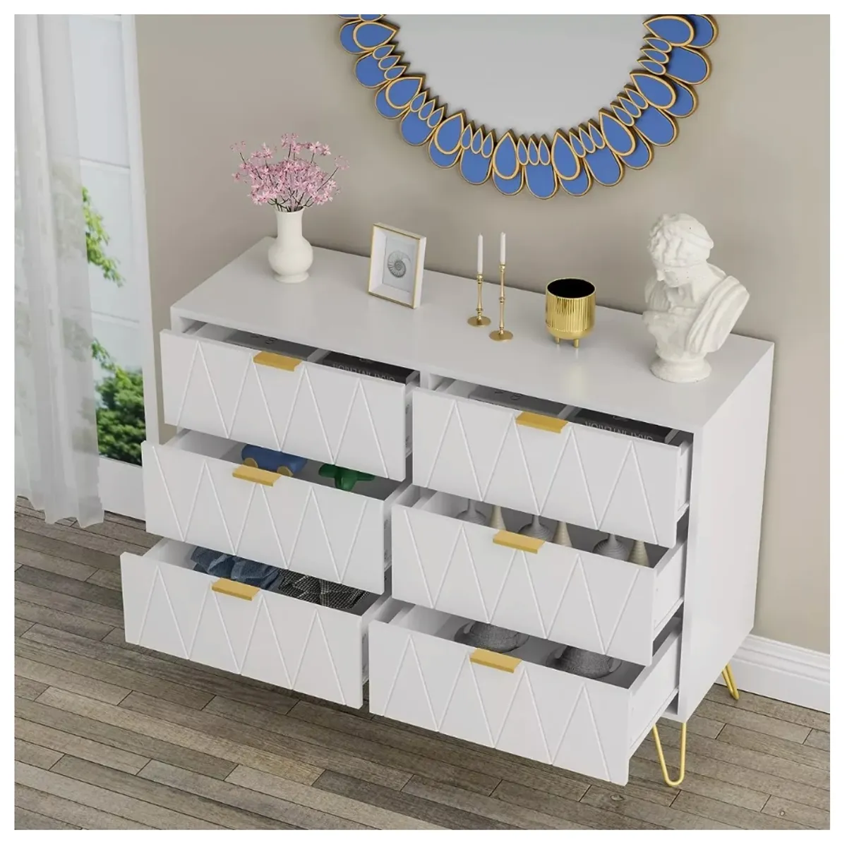 HOMER DESIGN - Comoda Zapatero Hall Organizador Diseño Norte Americano Db08