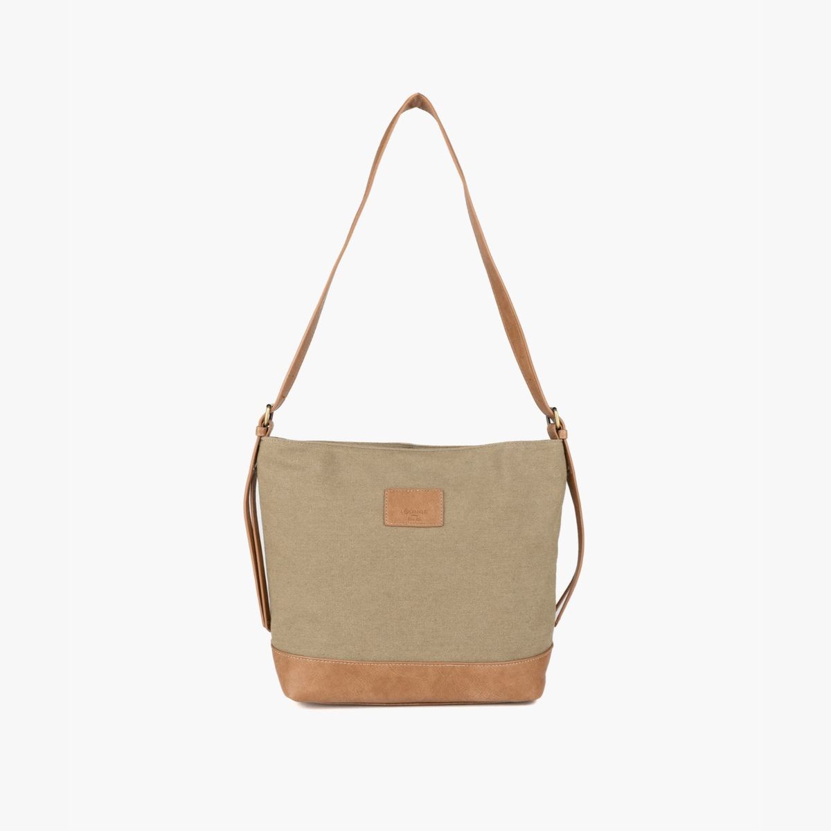 LOUNGE - Cartera Bandolera Mujer Cruzada Canvas Verde