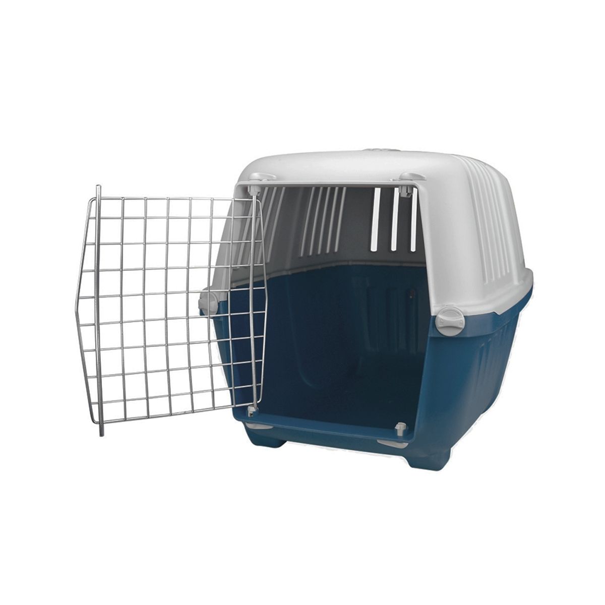 MPS - Jaula de Transporte para mascotas Pratiko Azul MPS