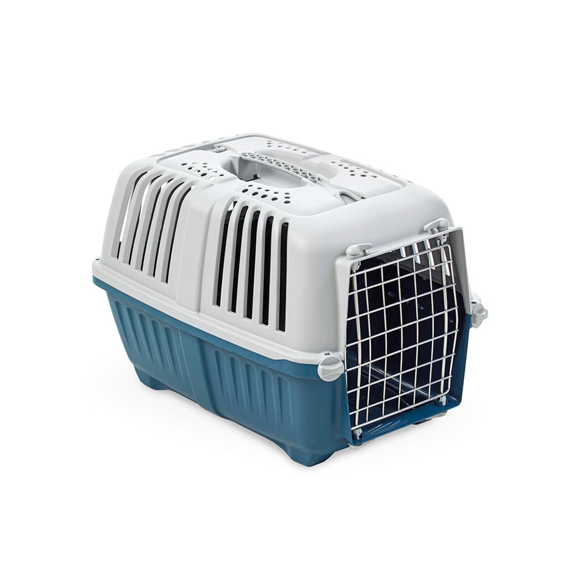 MPS - Jaula de Transporte para mascotas Pratiko Azul MPS