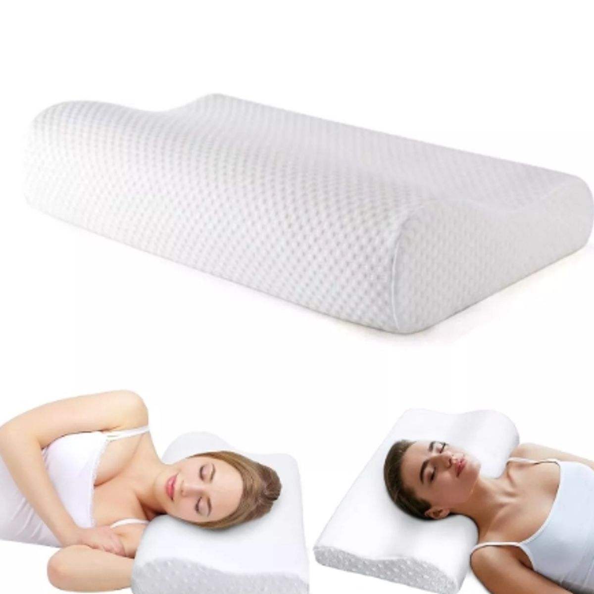 GENERICO - Almohada Ortopédica Cervical Terapéutica Con Memoria