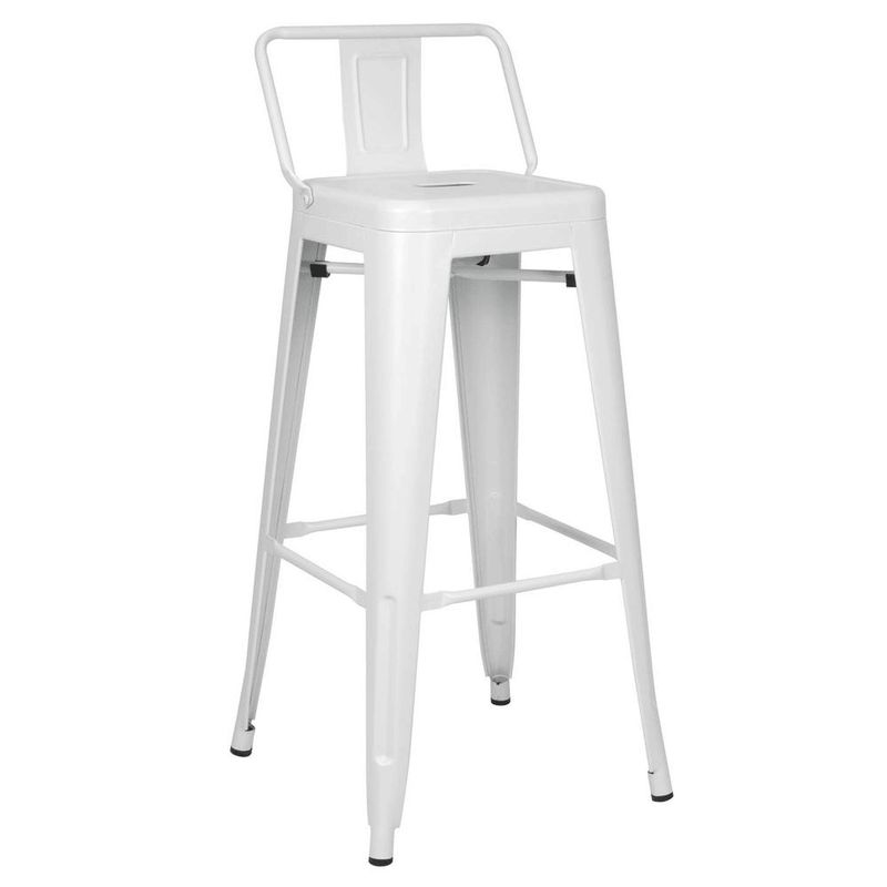 GENERICO - Pack 4 Taburete Tolix Blanco