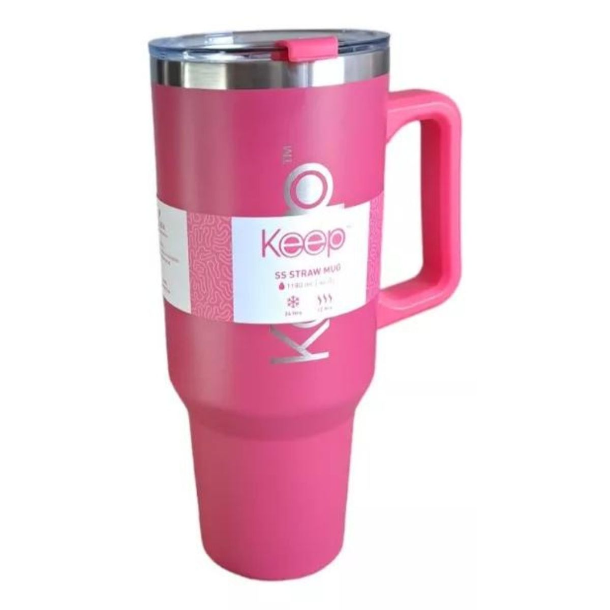 KEEP - Mug Taza Vaso Termico 1180 Ml Rosado Keep