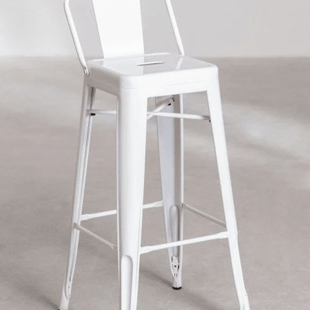 GENERICO - Pack 6 Taburete Tolix Blanco