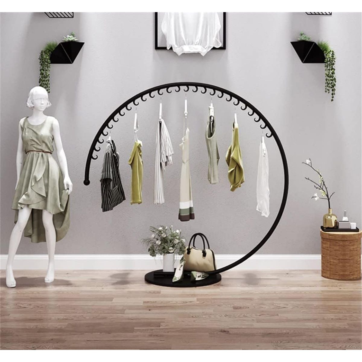 MP - Perchero Colgador Organizador Exhibidor Ropa Circular