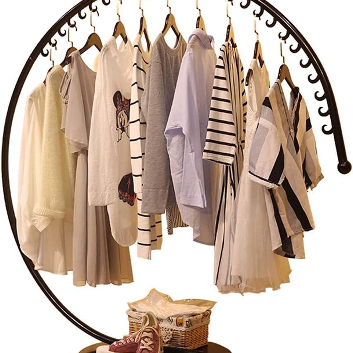 MP - Perchero Colgador Organizador Exhibidor Ropa Circular