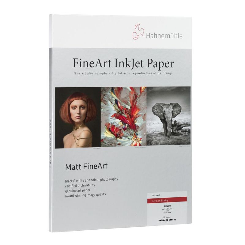 HAHNEMUHLE - Papel FineArt Digital Hahnemuhle German Etching 310gr A4 25h