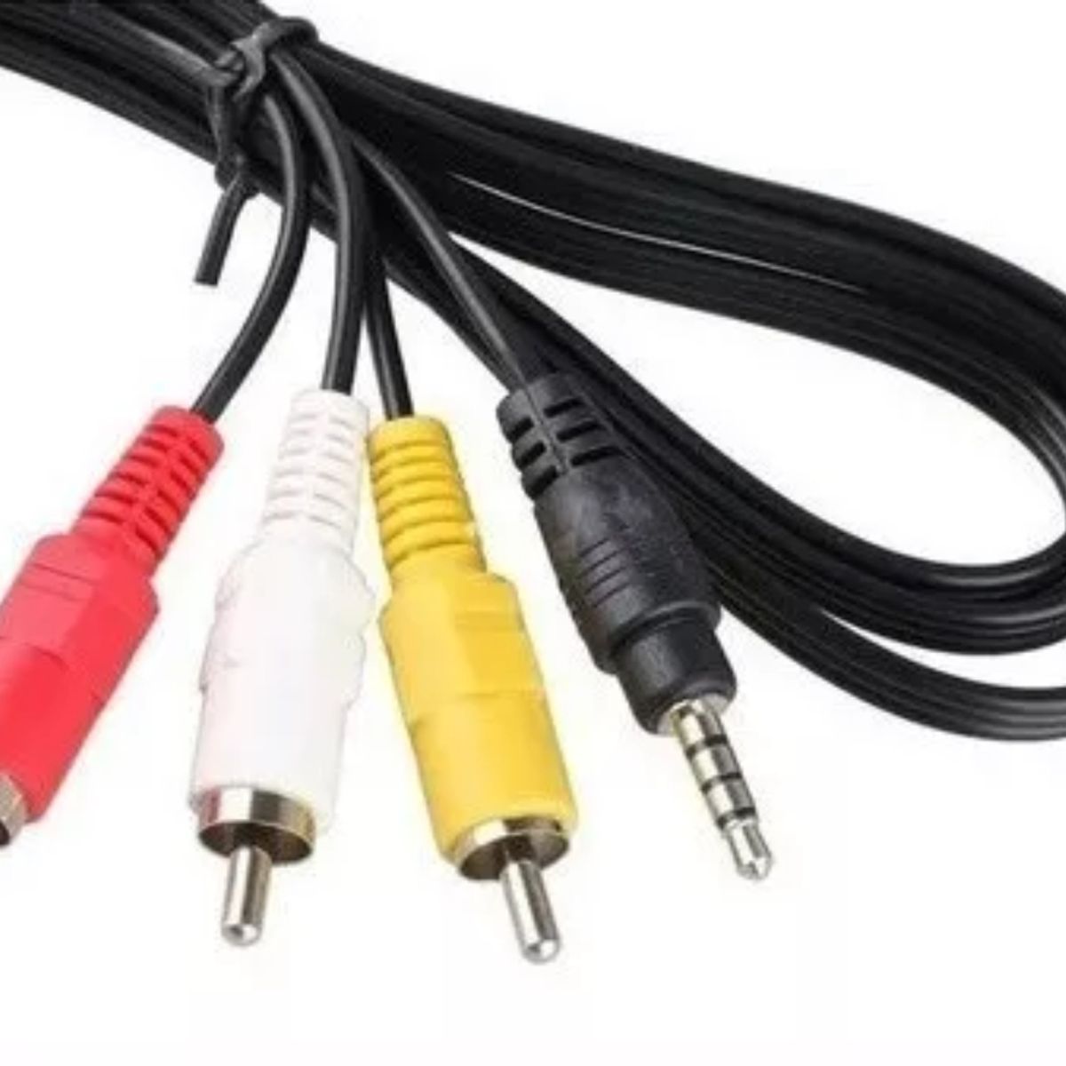 OEM - Cable Auxiliar RCA Aux 3.5mm De Audio Y Video 1metro