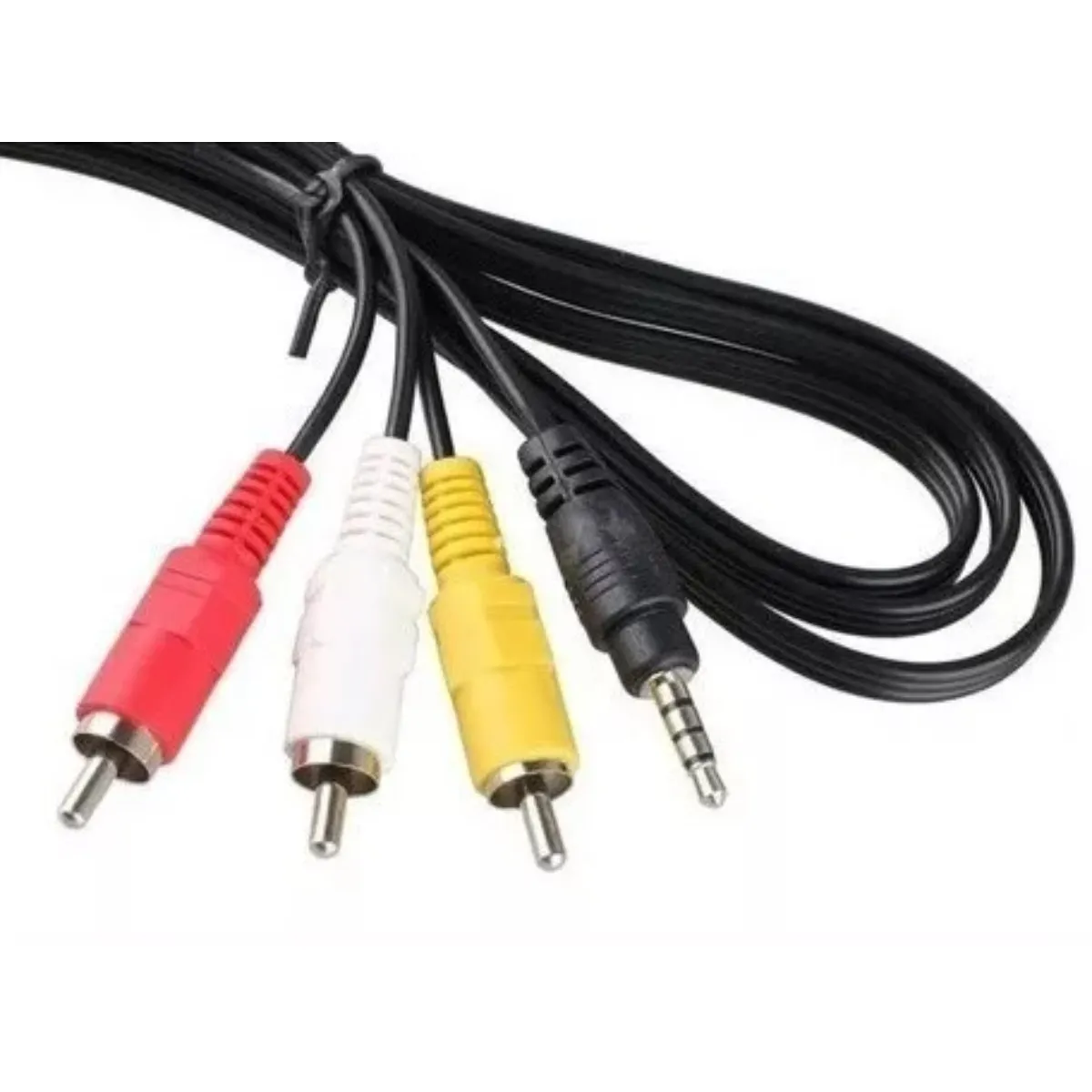 OEM - Cable Auxiliar RCA Aux 3.5mm De Audio Y Video 1metro