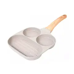 GENERICO - SARTEN ECO FRIENDLY ANTIADHERENTE CON 3 DIVISIONES