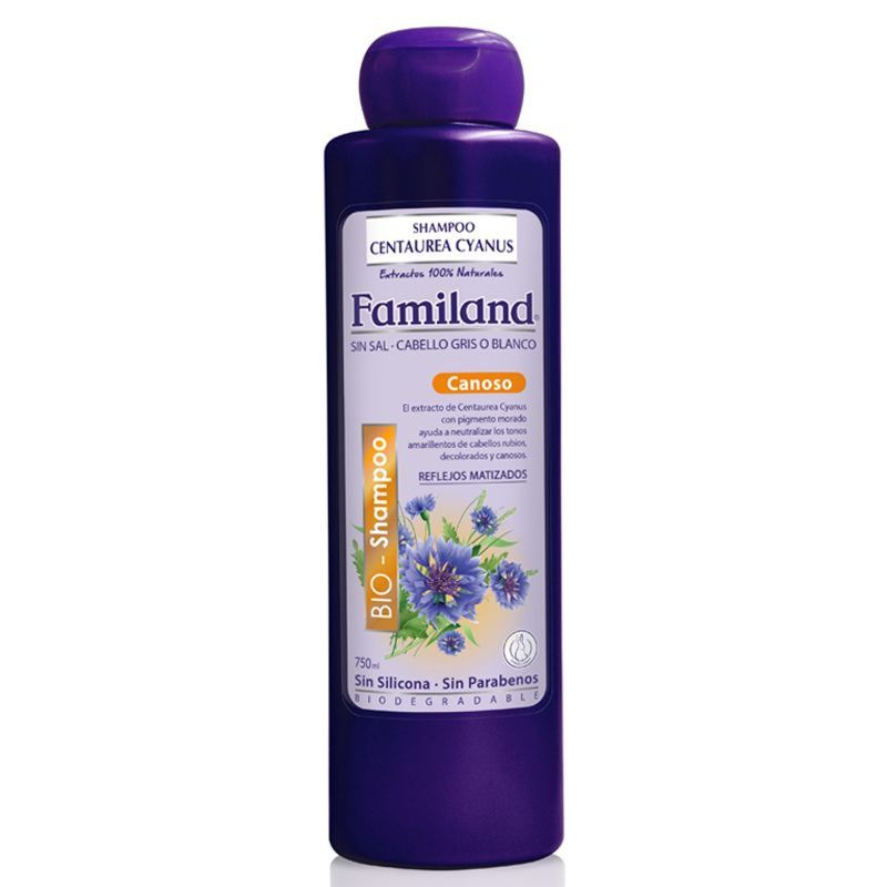 FAMILAND - Shampoo centaurea cyanus canoso 750ml familand.
