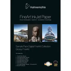 HAHNEMUHLE - Paquete De Muestra Digital Glossy FineArt A4