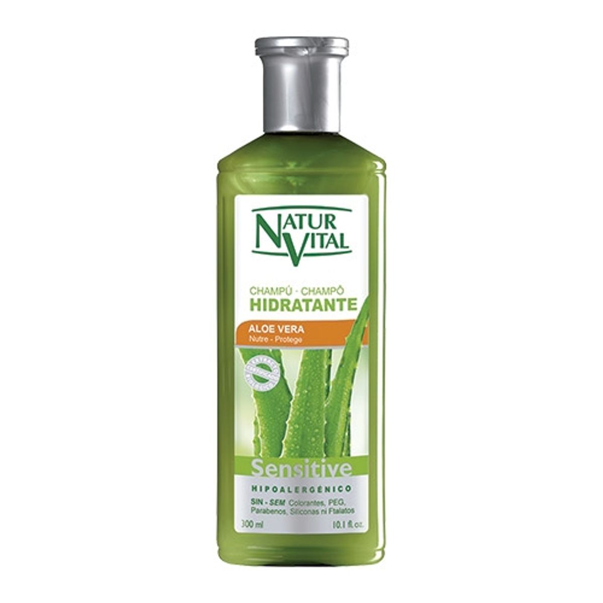 NATURVITAL - Shampoo Sensitive Aloe Vera 300 Ml-  Natur Vital