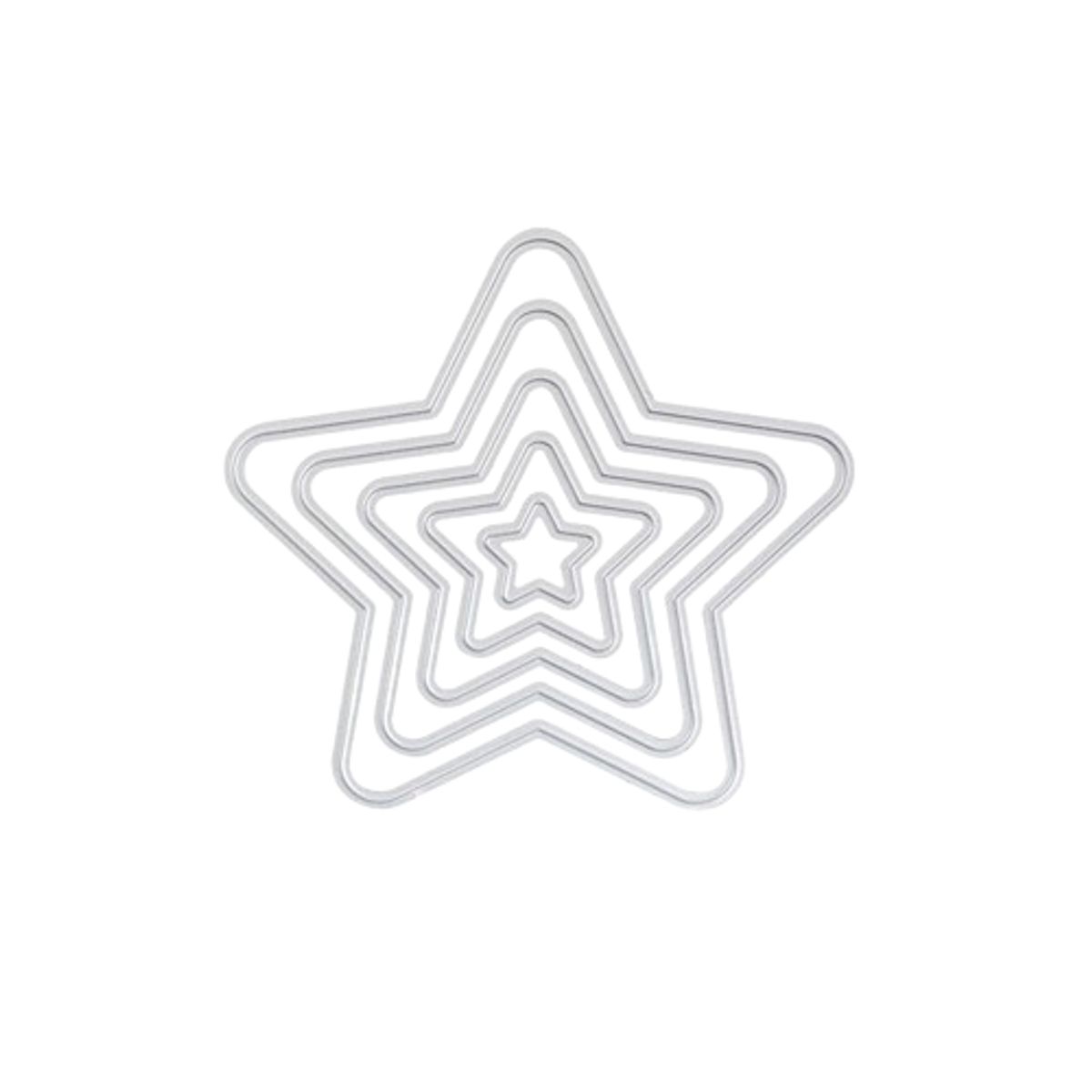 CREATIVE - TROQUEL CORTE ESTRELLA 6 tamaños