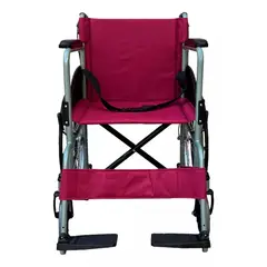 GENERICO - Silla De Ruedas Ruedas Macizas Plegable Doble Freno Oneder KJT802