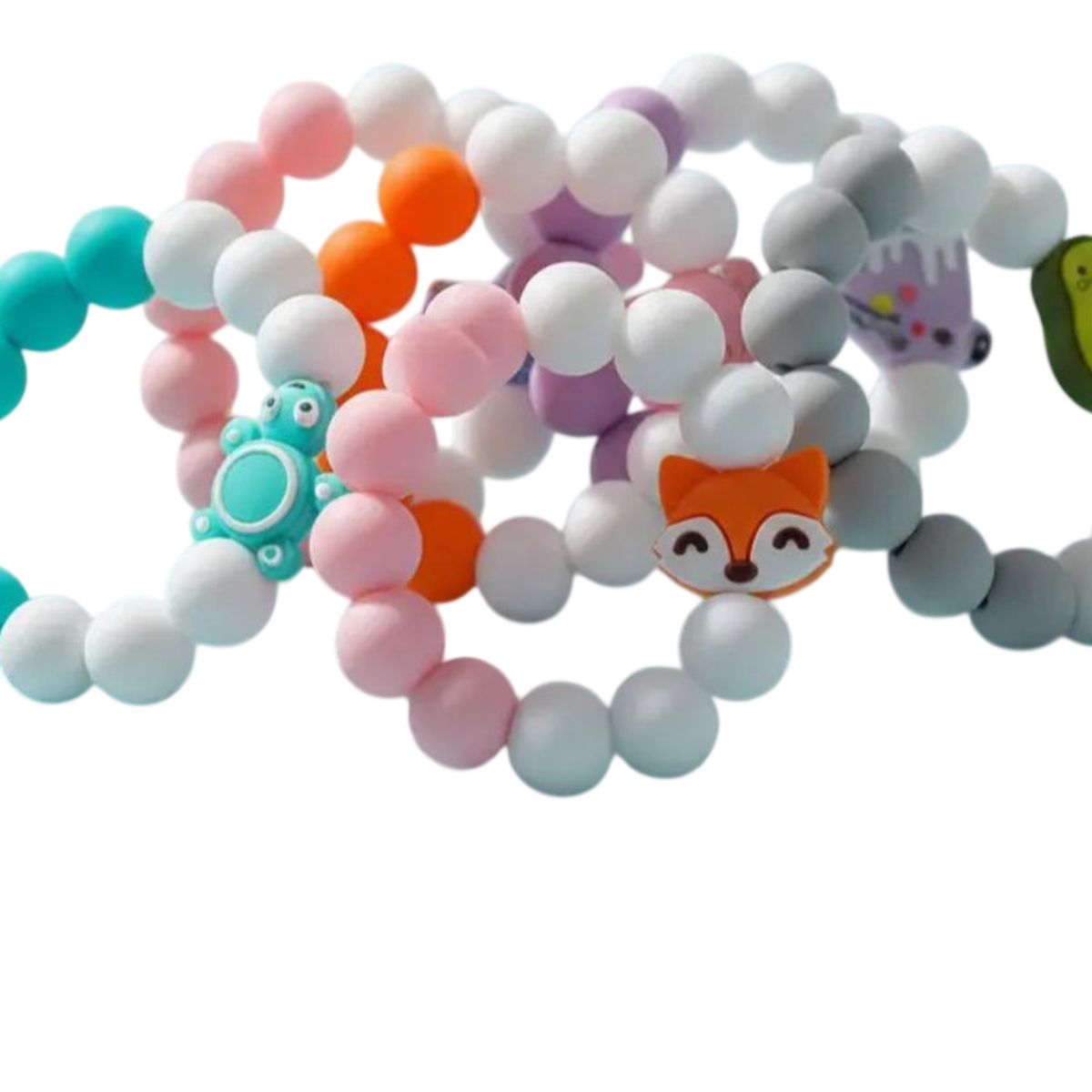 GENERICO - Pulsera De Dentición De Silicona Con Sonajero 2 En 1