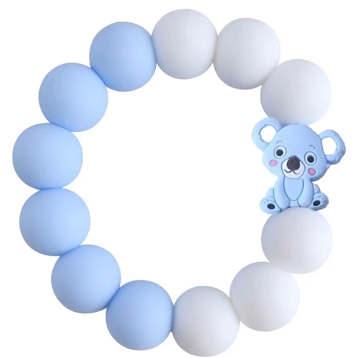 GENERICO - Pulsera De Dentición De Silicona Con Sonajero 2 En 1