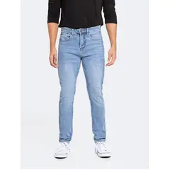 IDEM - Jeans Hombre Slim azul claro Focalizado Suave