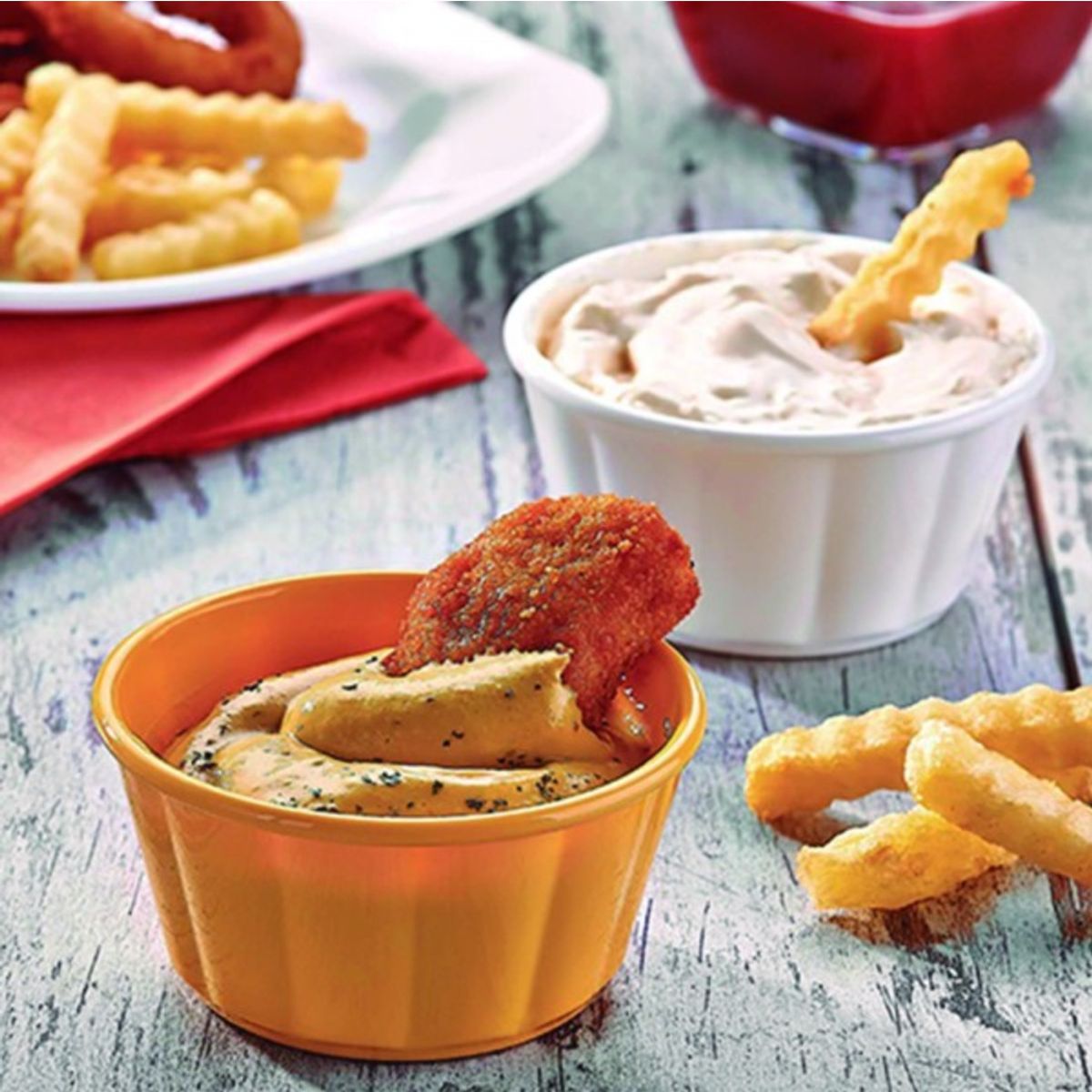 GENERICO - SET DE 6 RAMEKIN POLICARBONATO BLANCO PC 5.6CM GENERICO