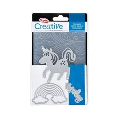 CREATIVE - CORTE/RELIEVE UNICORNIO 4 unds