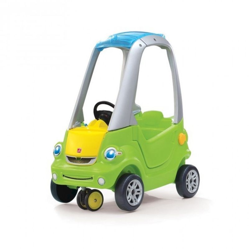 JUGUETON - Auto Correpasillos Verde Giro 3D