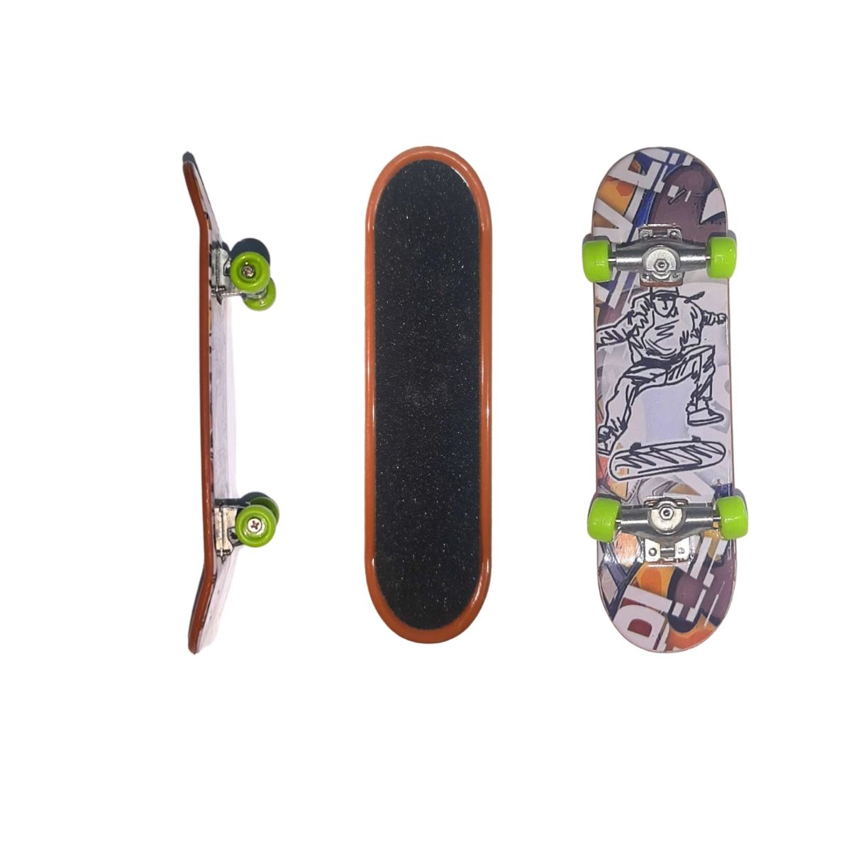 GENERICO - Mini Skate Fingerboard Extreme Patineta Con Lija Completa