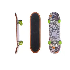 GENERICO - Mini Skate Fingerboard Extreme Patineta Con Lija Completa