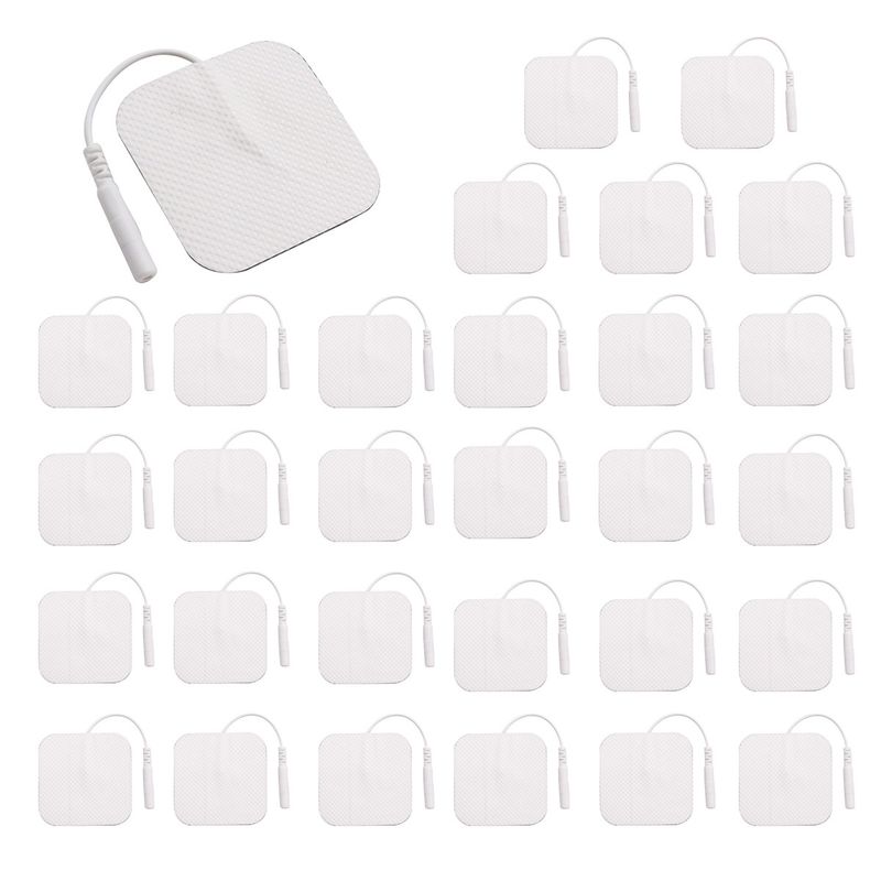 COSMETICAVAL - Pack 30 unid electrodos de repuestos TENS y EMS 5x5cm