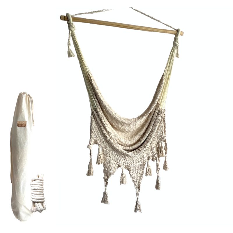 HAMAY - Silla Hamaca Colgante Crochet - HAND MADE 150 kg