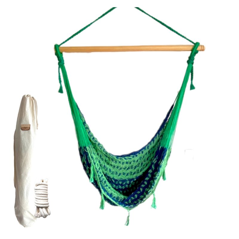 HAMAY - Silla Hamaca Colgante Caribe- HAND MADE 150 kg