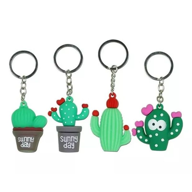 GENERICO - llavero decorativo cactus diseño