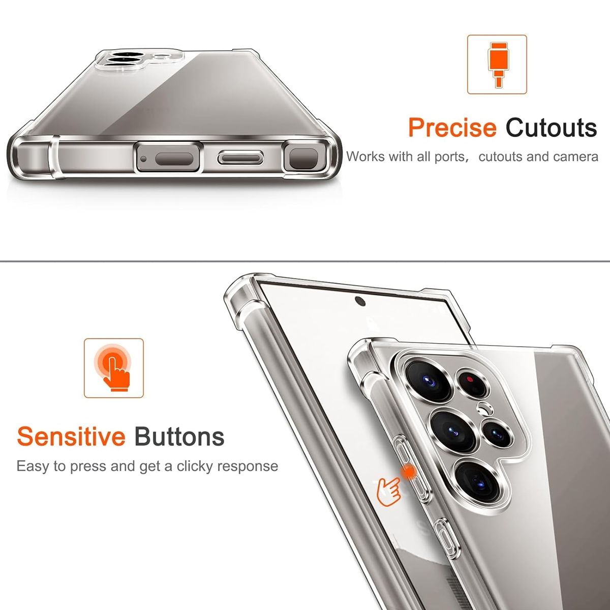 GENERICO - Carcasa Para Samsung S24 Ultra Antigolpes Reforzada