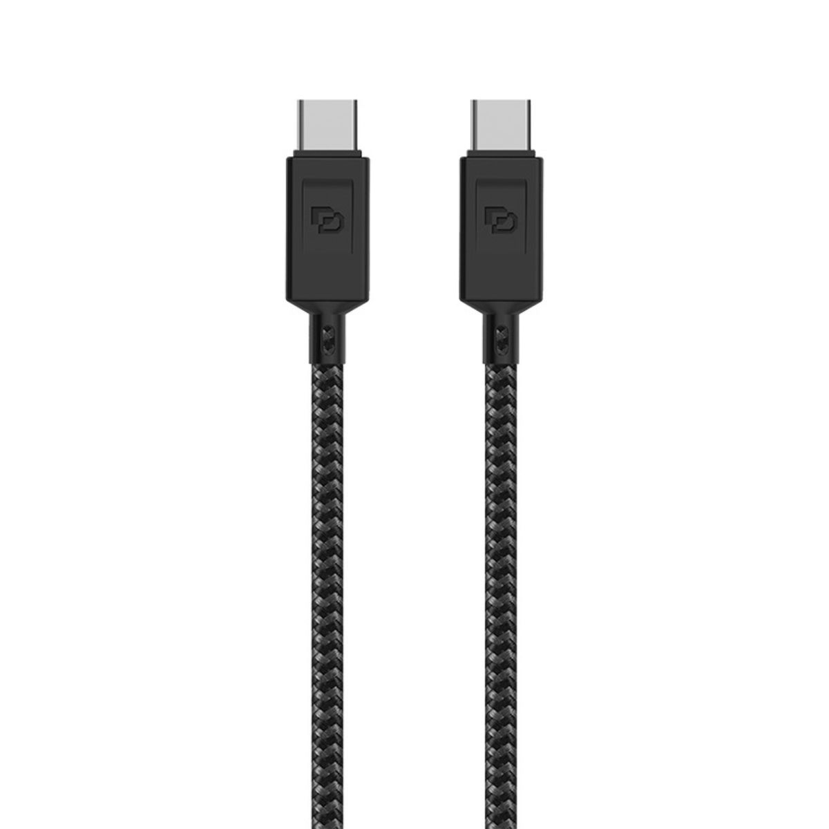 DUSTED - Cable USB-C a USB-C, USB 3.2, 1.5 Mt Rugged Dusted Negro