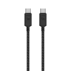 DUSTED - Cable USB-C a USB-C, USB 3.2, 1.5 Mt Rugged Negro