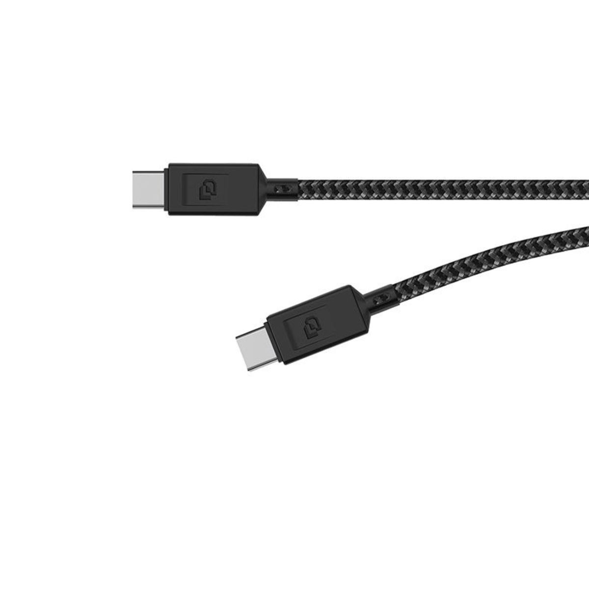 DUSTED - Cable USB-C a USB-C, USB 3.2, 1.5 Mt Rugged Dusted Negro
