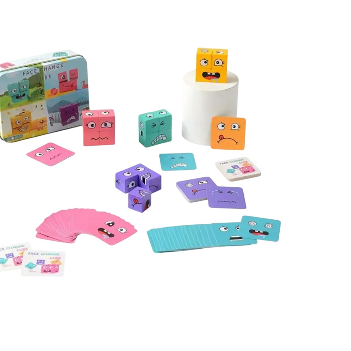 GENERICO - Juego Expresión Cubo De Rubik Para Niños De Cambia Cara