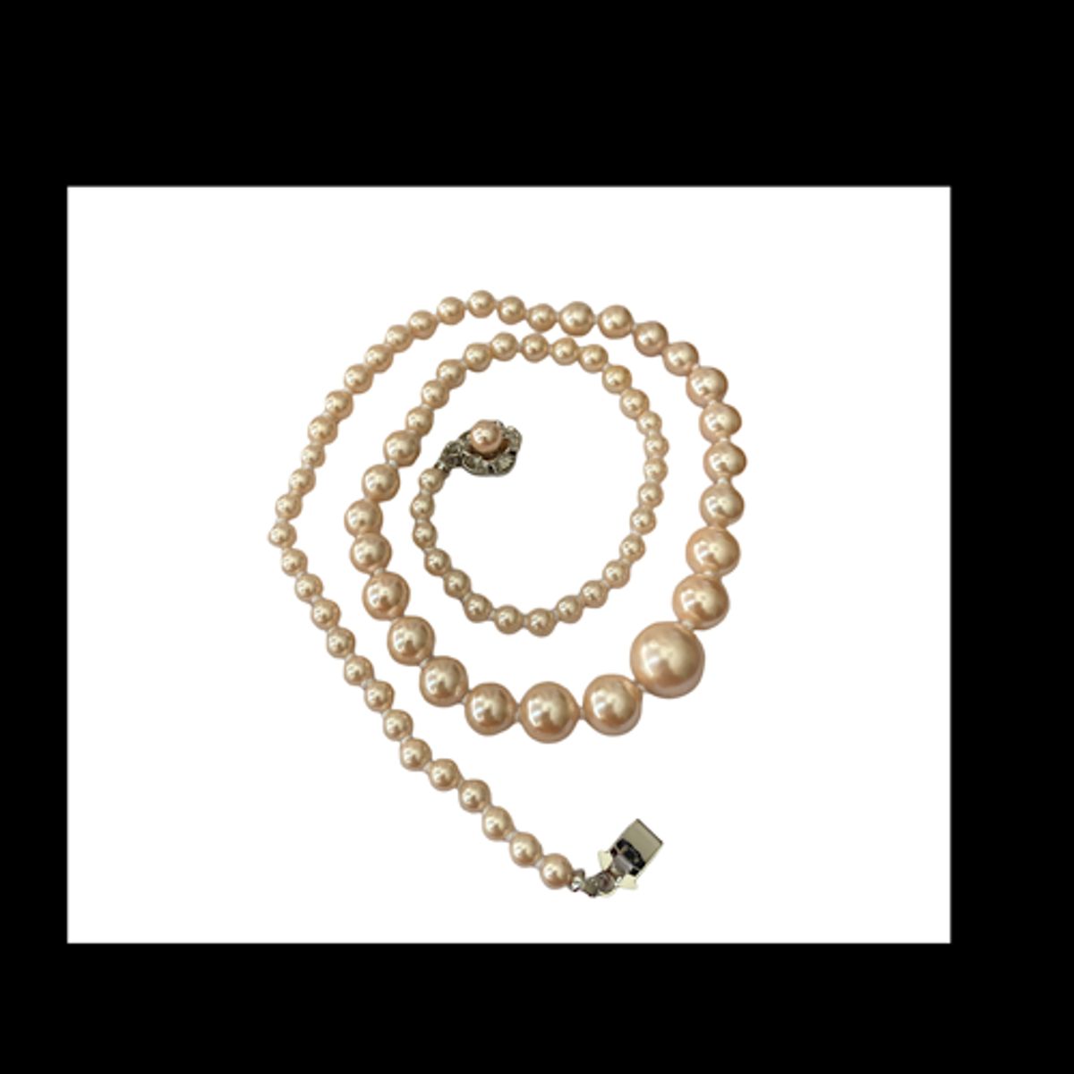 MALLORCA - COLLAR DEGRADE Y AROS 7MM PERLAS DE MALLORCA