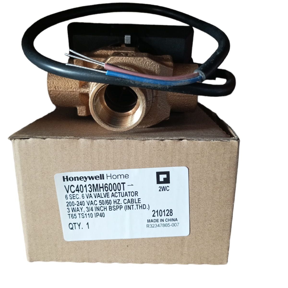 HONEYWELL - VALVULA FAN COIL 3 VIAS,  3/4"  HONEYWELL