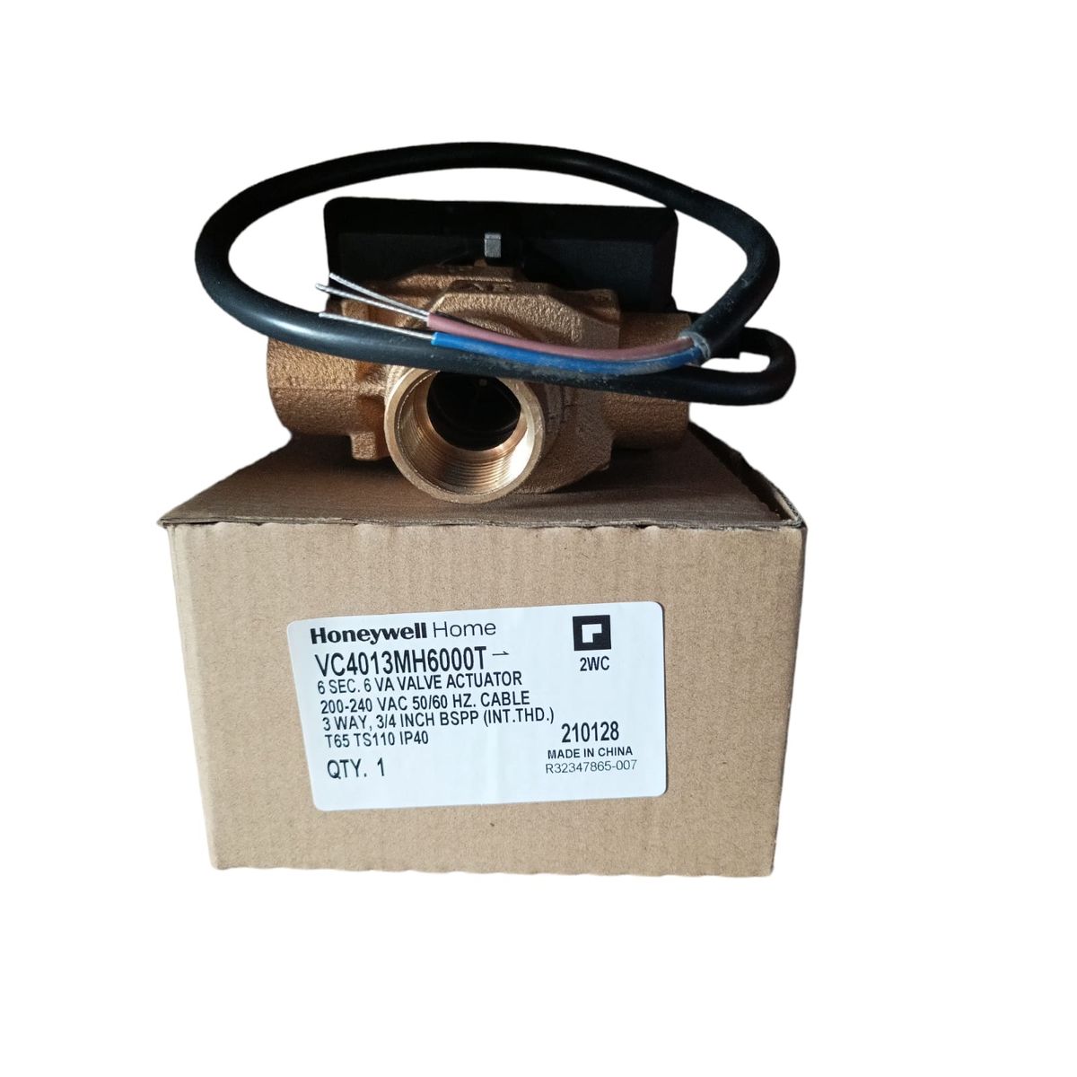 HONEYWELL - VALVULA FAN COIL 3 VIAS,  3/4"  HONEYWELL
