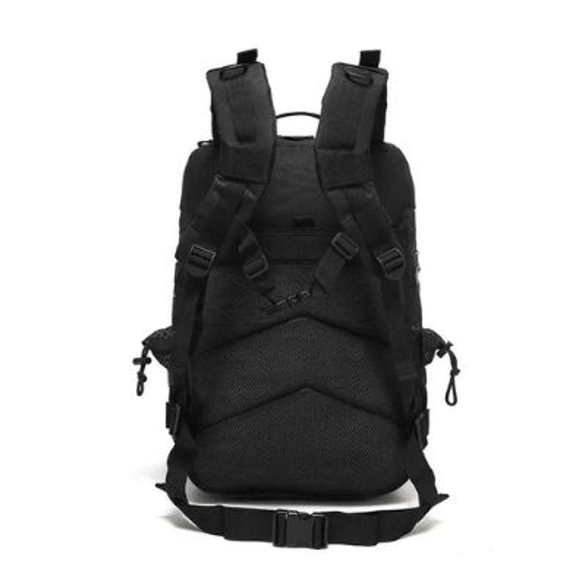 GENERICO - MOCHILA NEGRA TIPO MILITAR 45LT