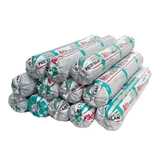 AKFIX - 12 X Sello Paté Poliuretano PU-635 600 ml Gris