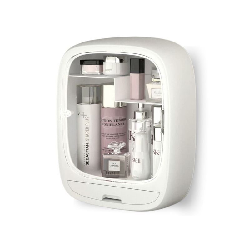 SANTU HOME & DECO - Organizador de Cosméticos de Pared Rectangular