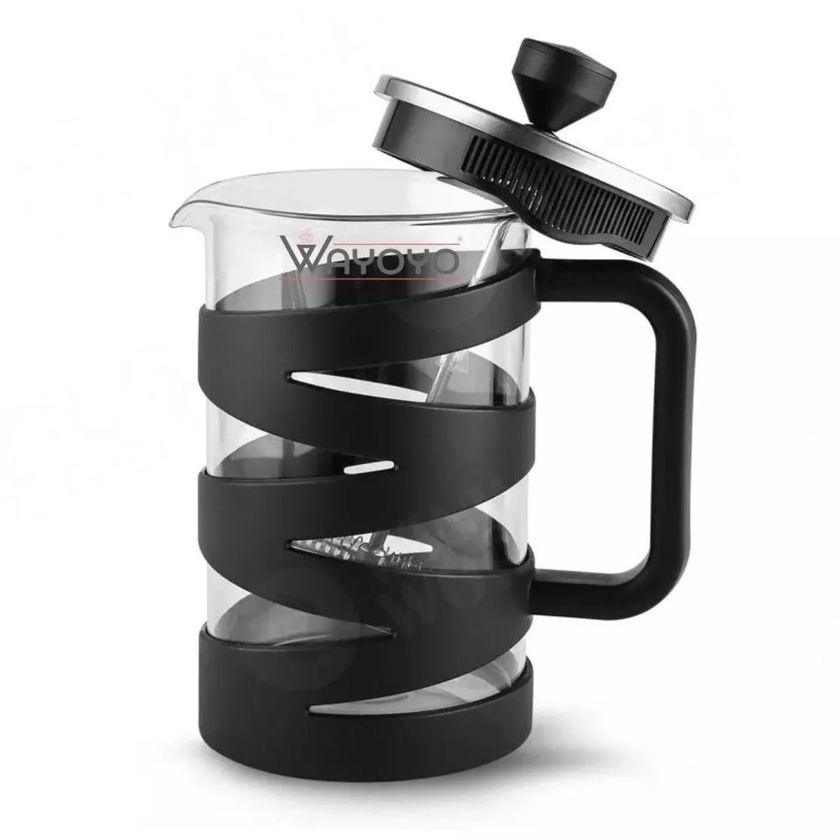 GENERICO - Cafetera Prensa Francesa Émbolo Acero Inoxidable 600ml