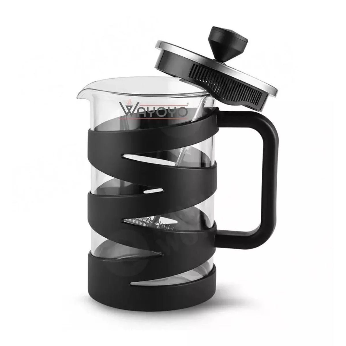 GENERICO - Cafetera Prensa Francesa Émbolo Acero Inoxidable 600ml