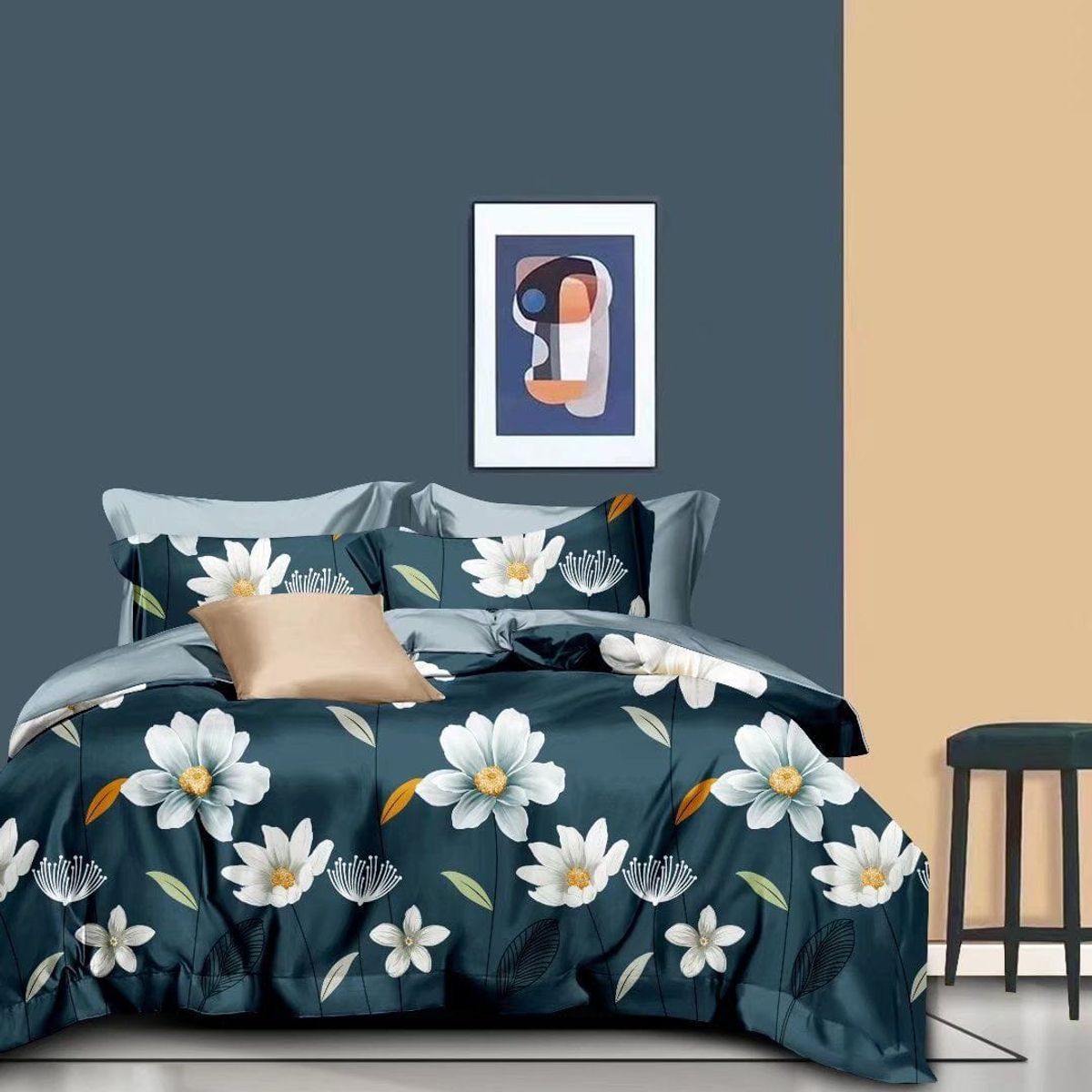 GENERICO - Juego de sabanas con fundas con diseño 2 Plazas tgB3