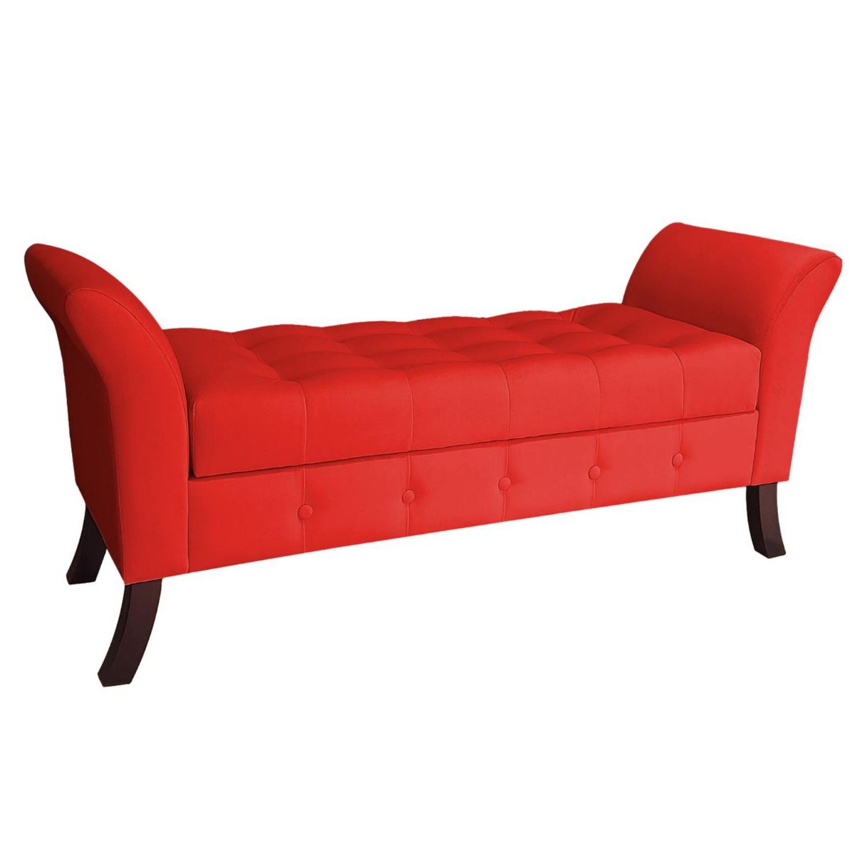 GENERICO - Banqueta Baúl Regatta Color Rojo