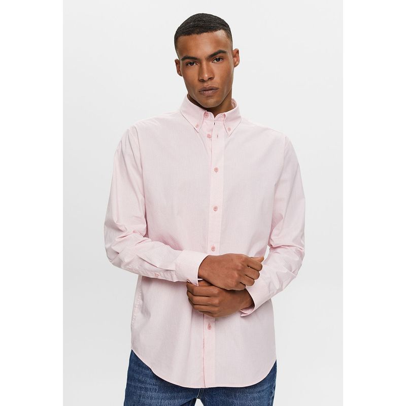 ESPRIT - Camisa Manga Larga Cuello En V Hombre Esprit ESPRIT